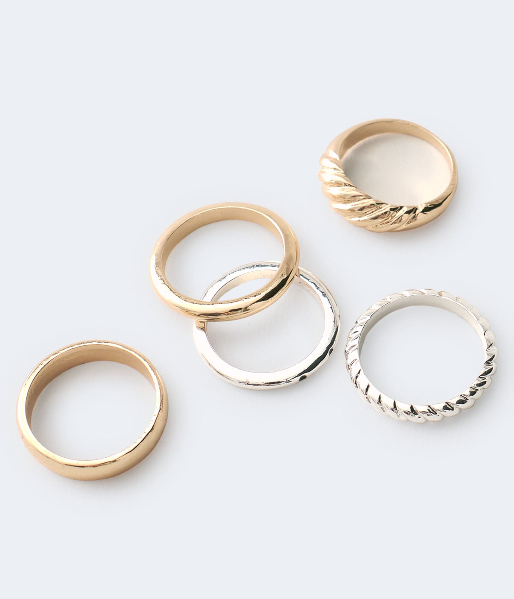 Mixed Metal Ring 5-Pack