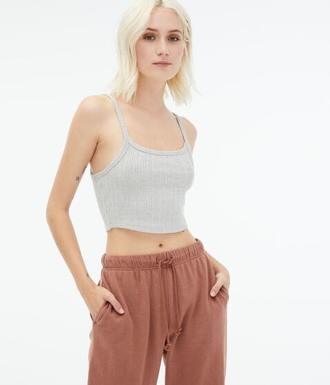 Cozy Cropped Scoop-Neck Cami Cozy Cropped Scoop-Neck Cami