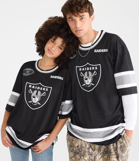 Las Vegas Raiders Football Mesh Top Las Vegas Raiders Football Mesh Top