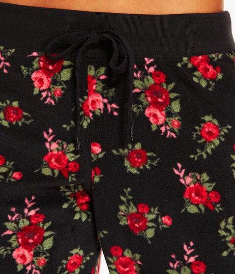Roses Polyfleece Sleep Joggers