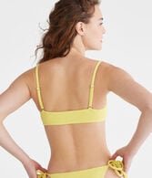 Squiggle Ruched Bikini Top