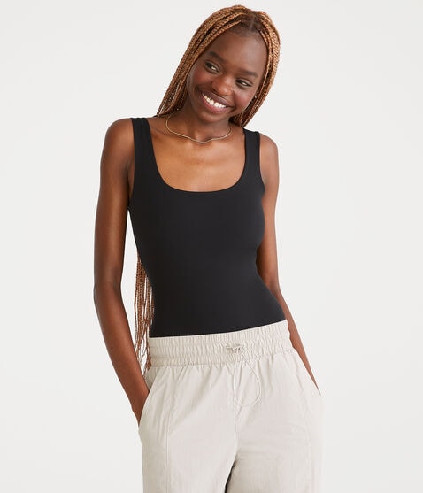 Seriously Soft Sculpt Square-Neck Bodysuit Seriously Soft Sculpt Square-Neck Bodysuit