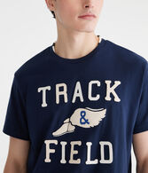 Track & Field Appliqué Graphic Tee