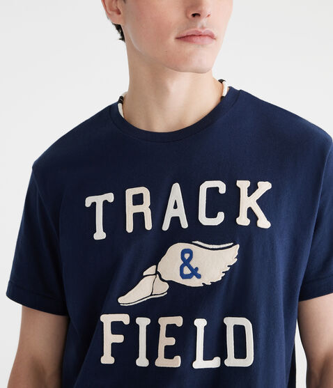Track & Field Appliqué Graphic Tee Track & Field Appliqué Graphic Tee
