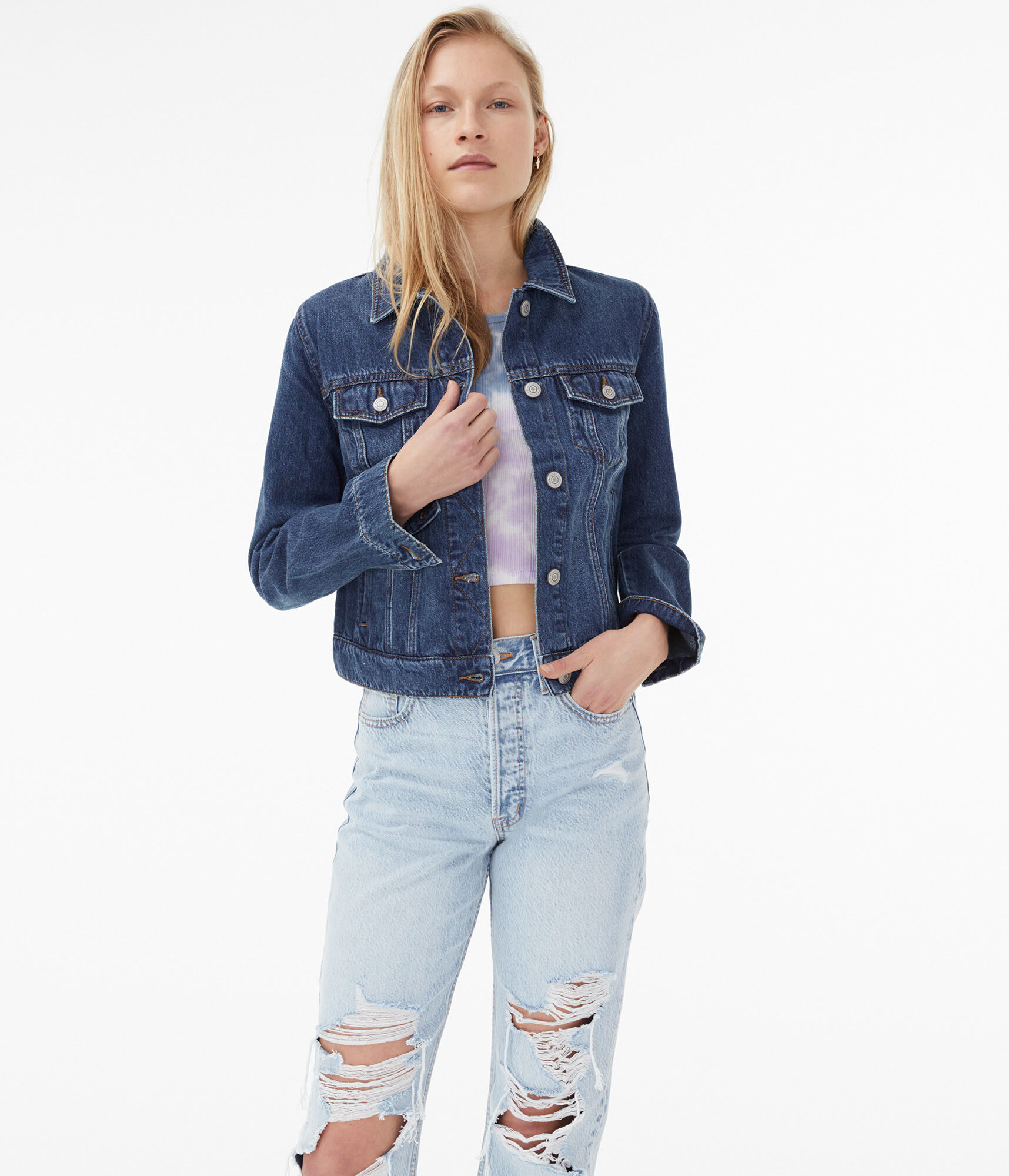 Real Denim Dark Wash Denim Jacket