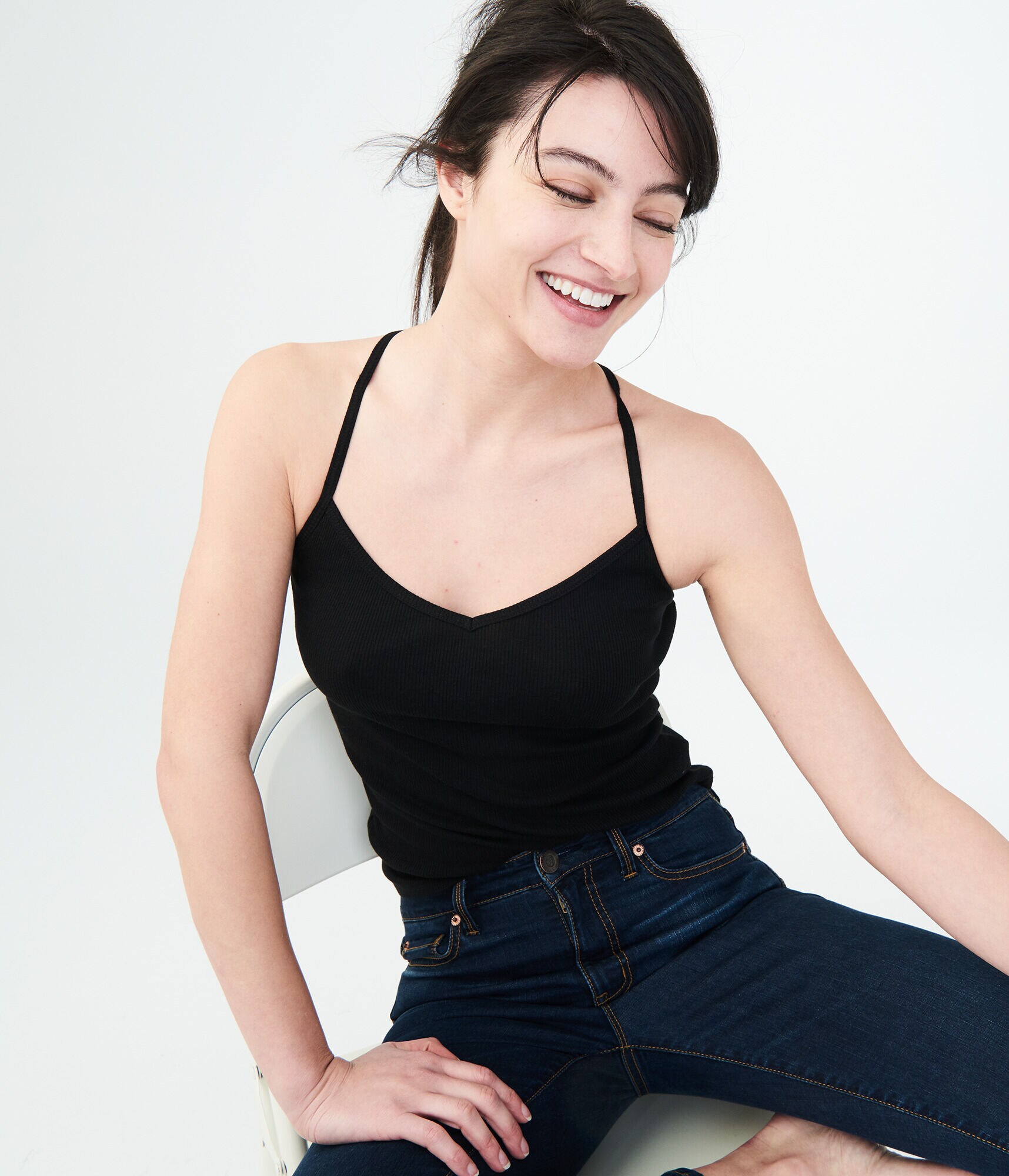 Solid Ring-Back Cami