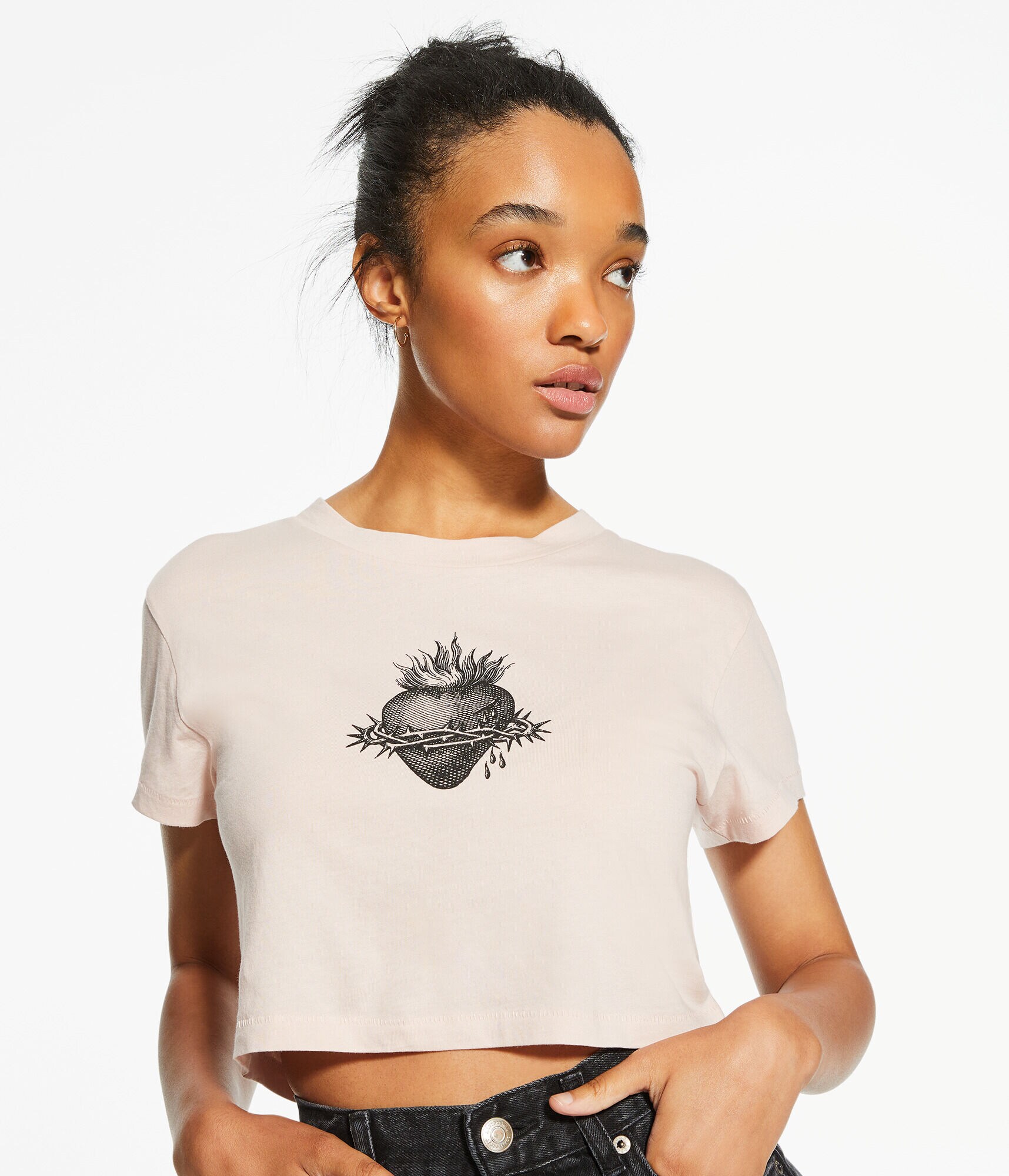 Fiery Heart Vintage Graphic Tee