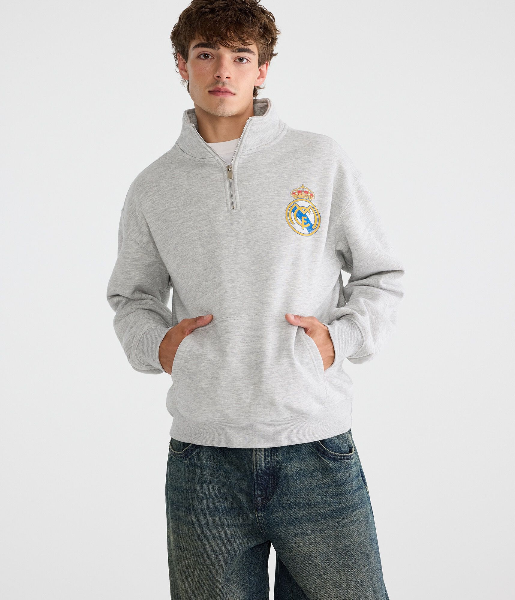 Real Madrid Quarter-Zip Sweatshirt