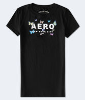 Aero Butterflies Foil Graphic Tee