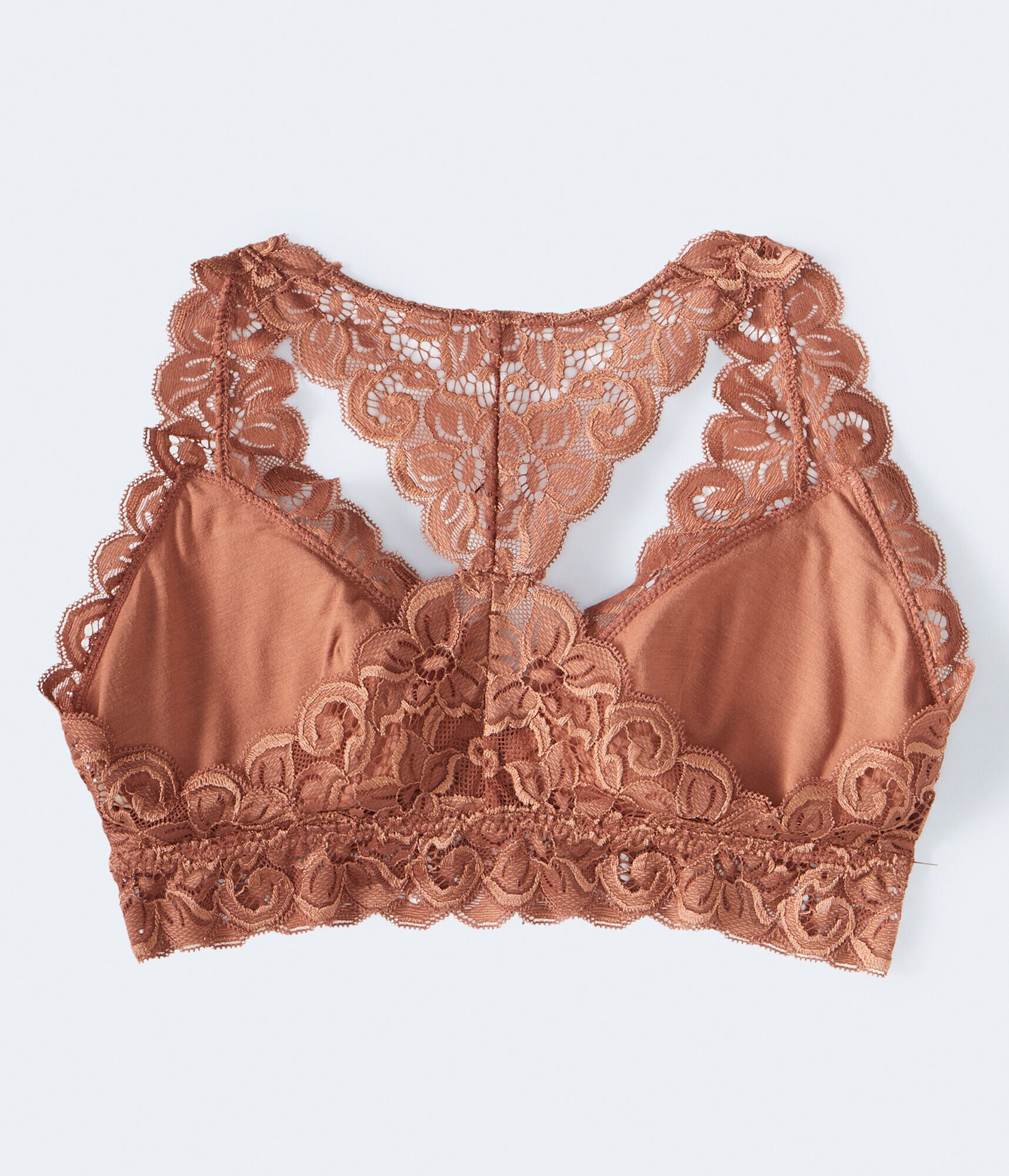 Nude Lace Racerback Bralette