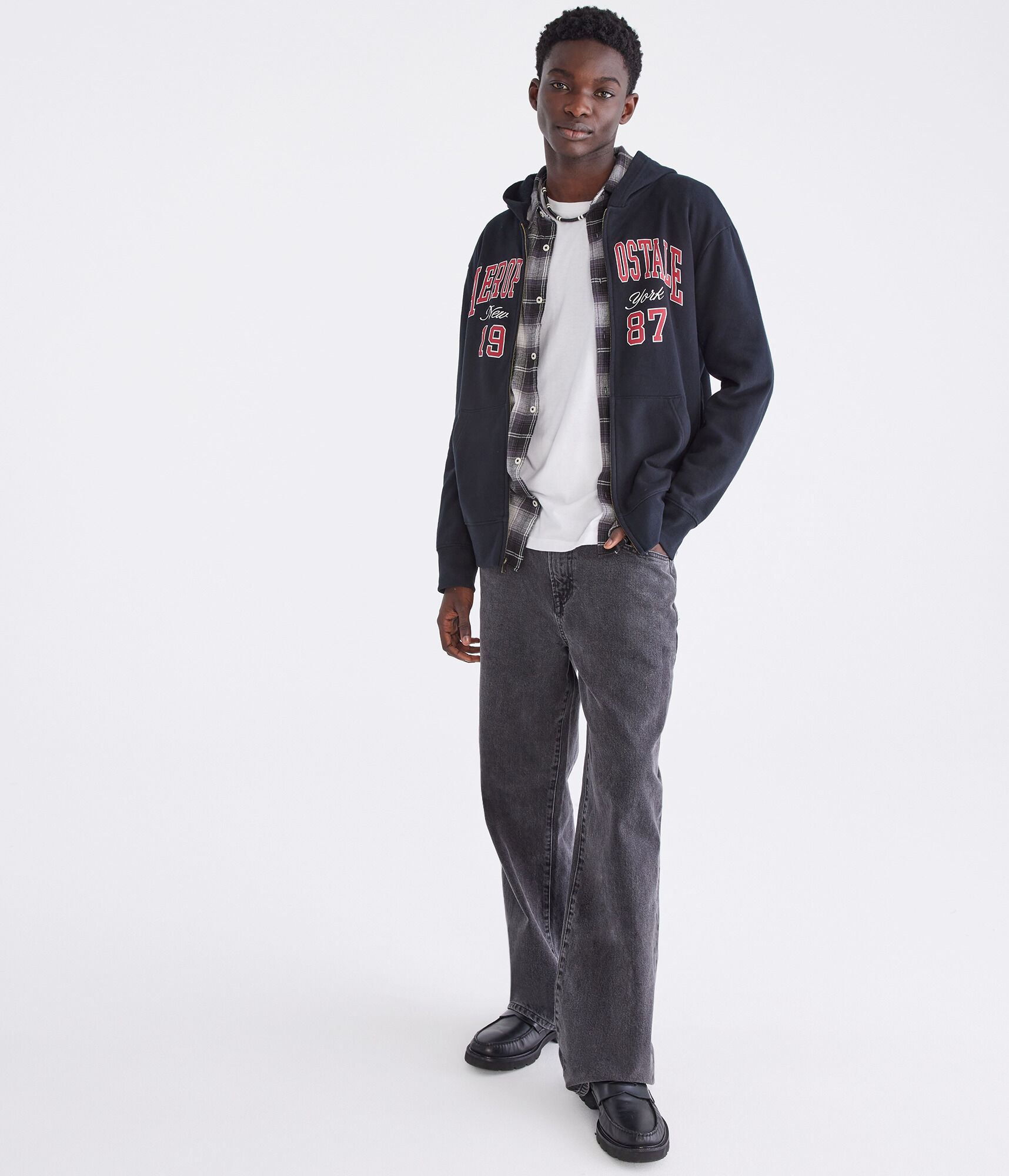 Aeropostale 1987 Full-Zip Hoodie