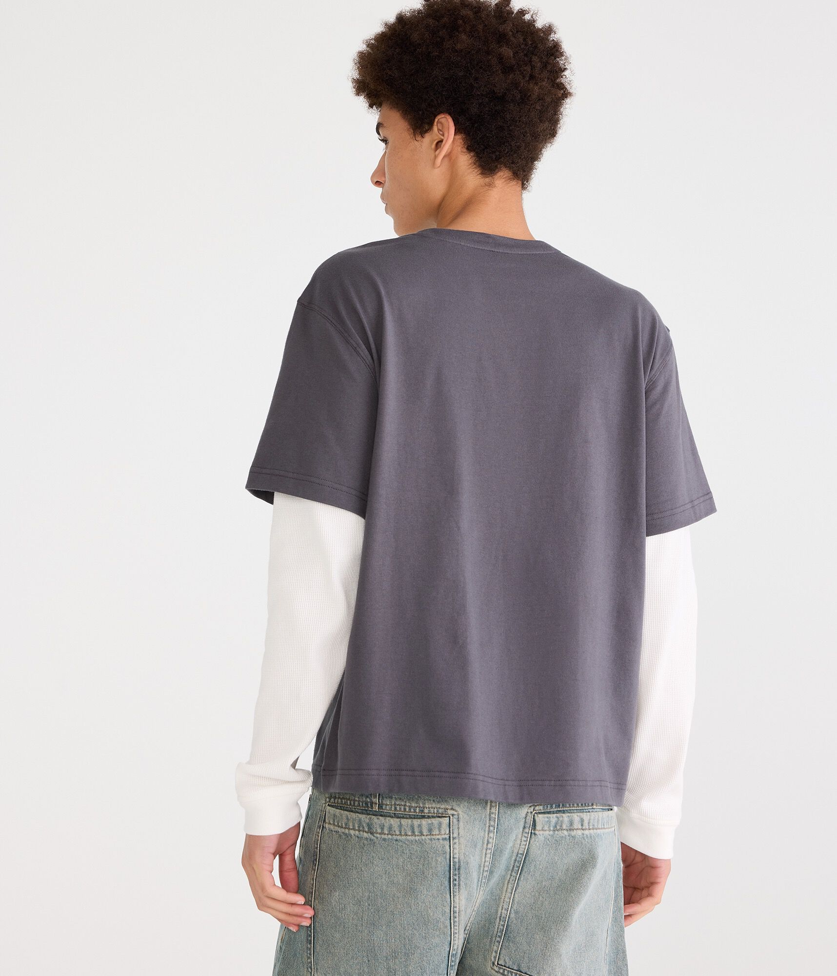Long Sleeve West Coast Dragon Boxy 2Fer Tee