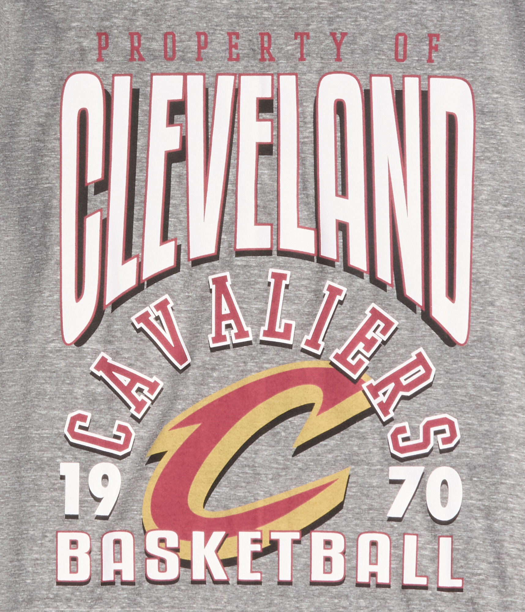 Property Of Cleveland Cavaliers Relaxed Graphic Tee