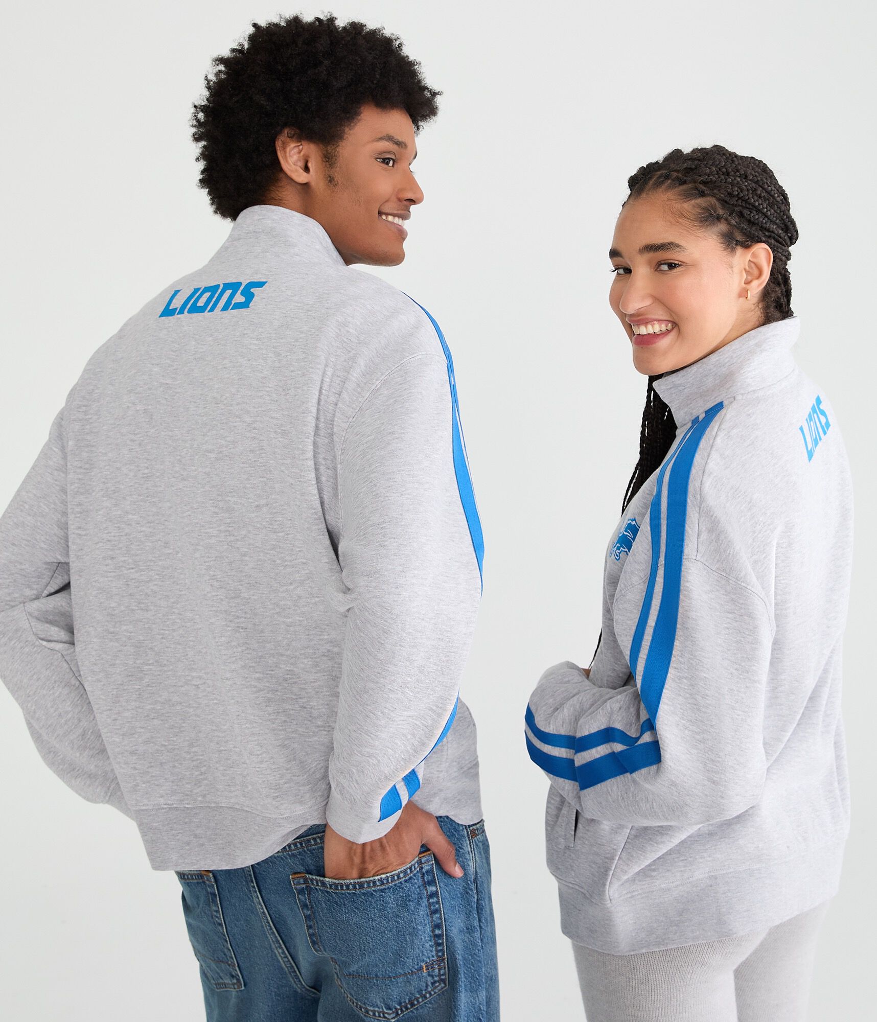 Detroit Lions Fleece Track Jacket