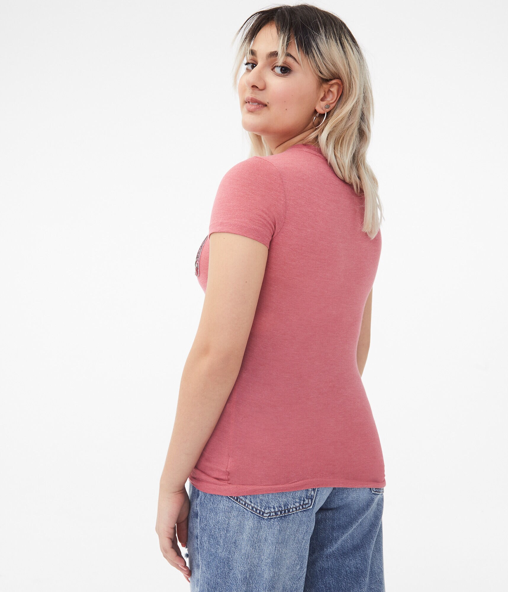 Tropical Flower Aero Graphic Tee