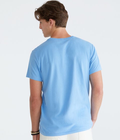 Aeropostale NYC Box Logo Appliqué Graphic Tee