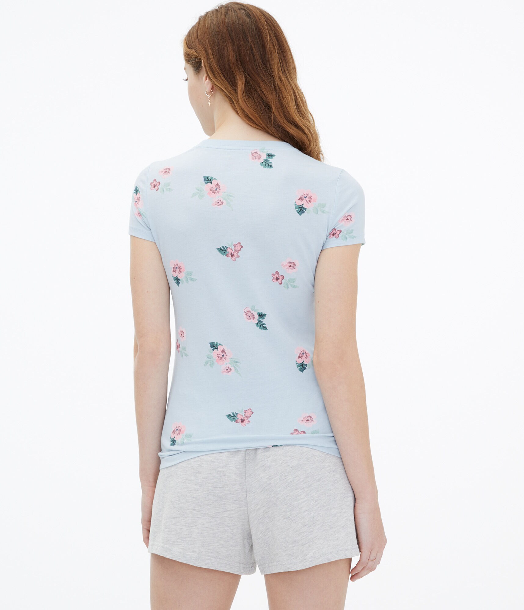Aero Logo Floral Graphic Tee