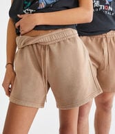 Essentials Solid Fleece Shorts 6"