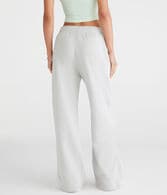 Mid-Rise Wide Leg Sweatpants