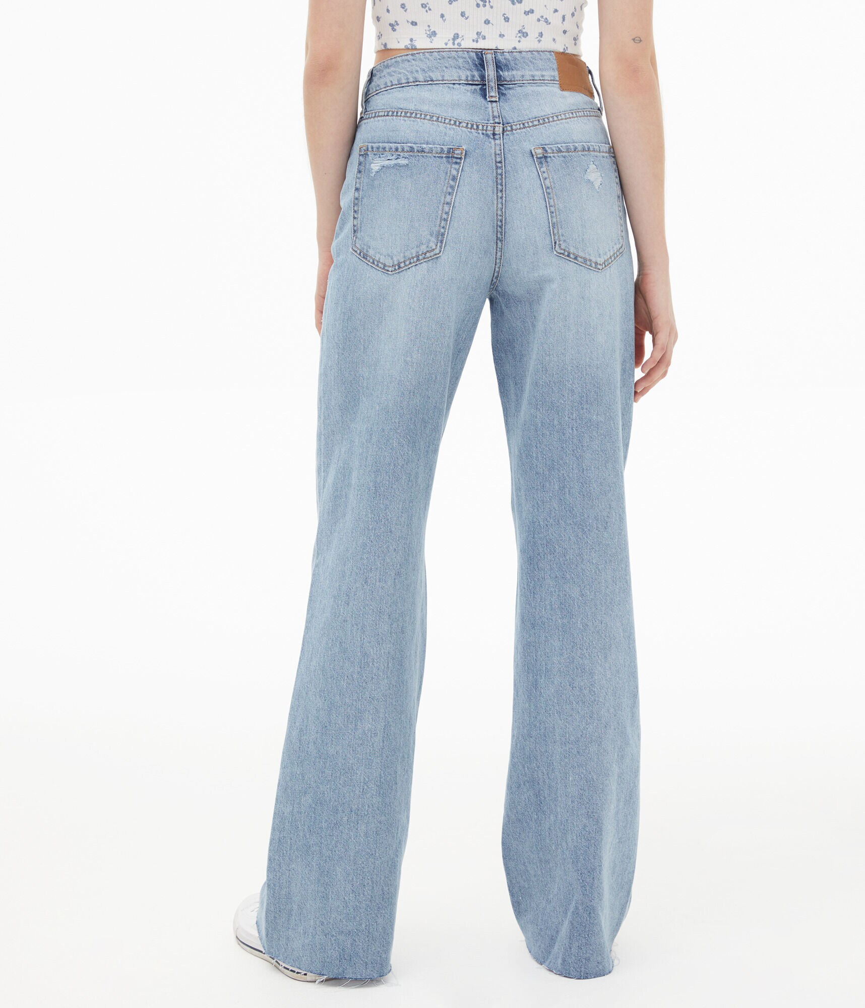 90s Super High-Waisted Wide Leg Jean