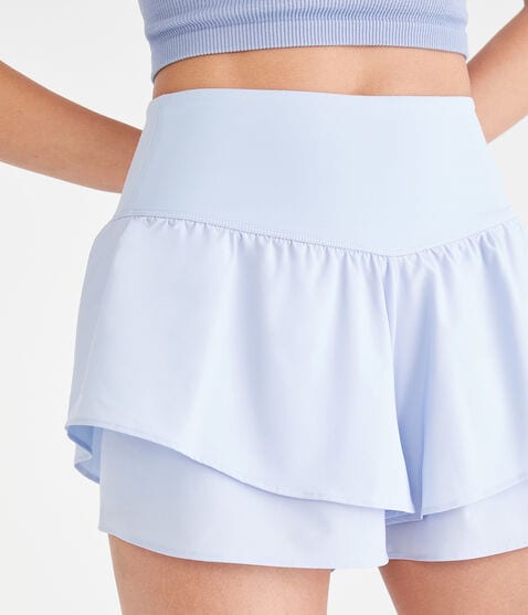 Air Soft High-Rise Flutter Shorts