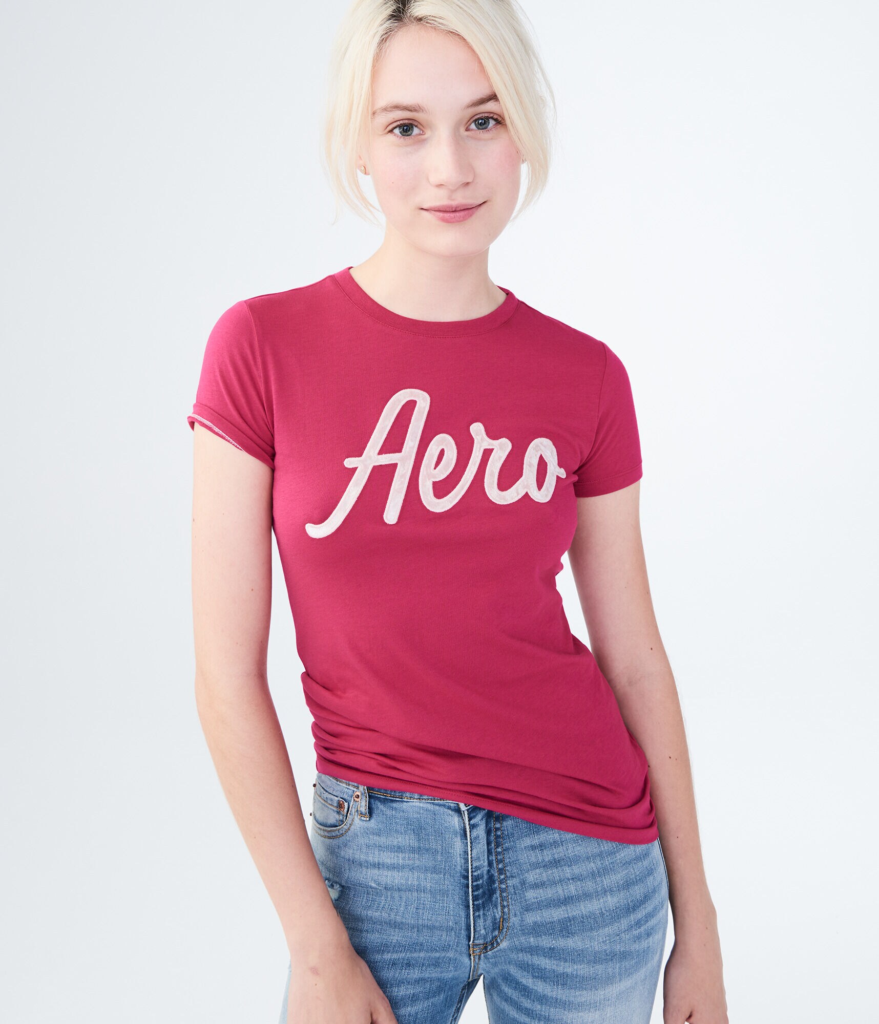 Aero Velvet Logo Graphic Tee
