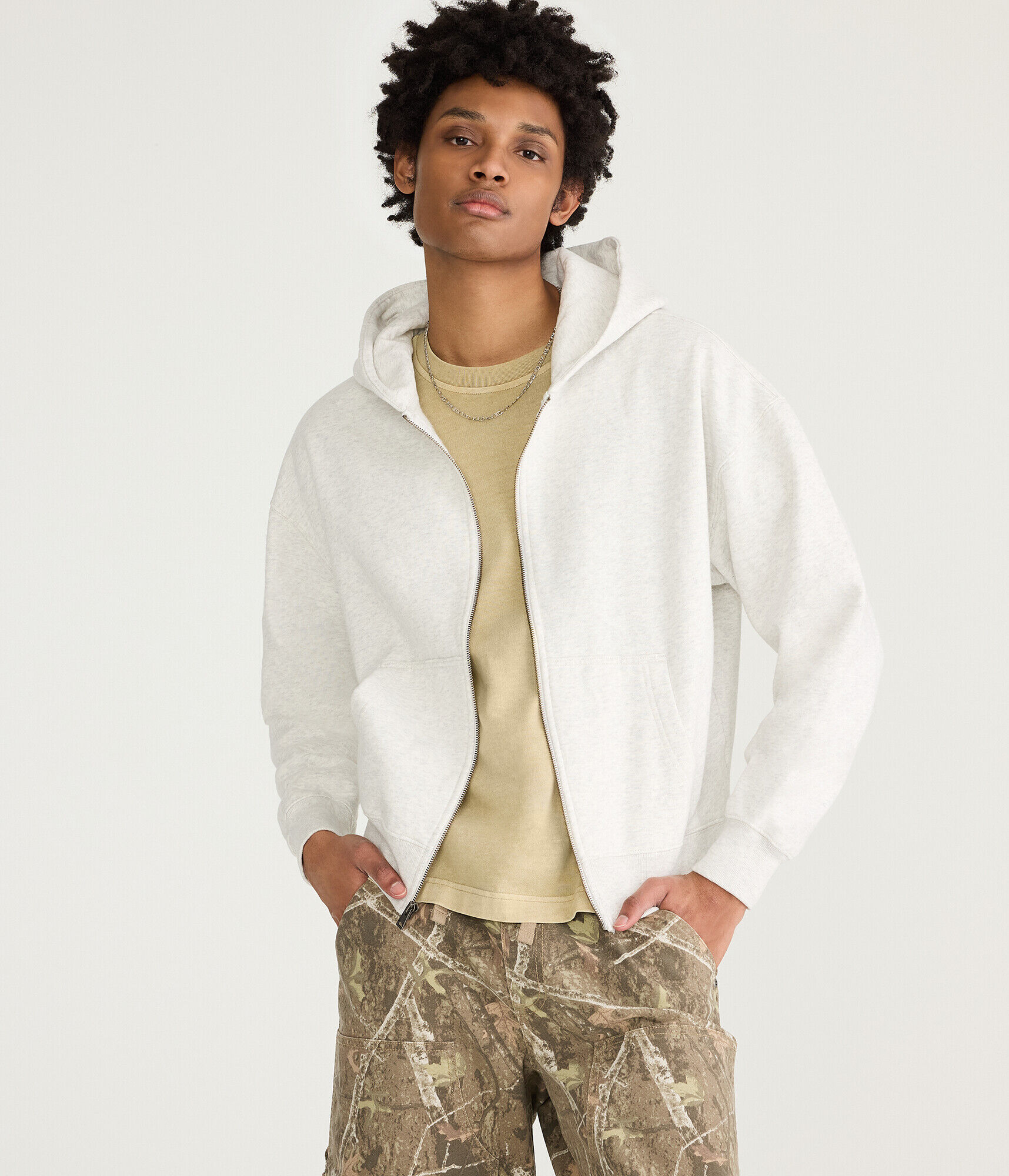 Cloud Soft Boxy Full-Zip Hoodie
