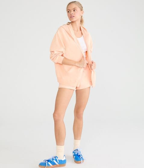 Cloud Soft Oversized Full-Zip Hoodie