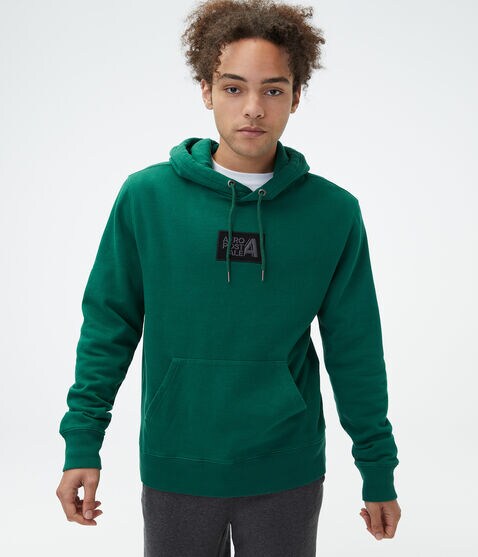 Aeropostale Letter Box Logo Pullover Hoodie
