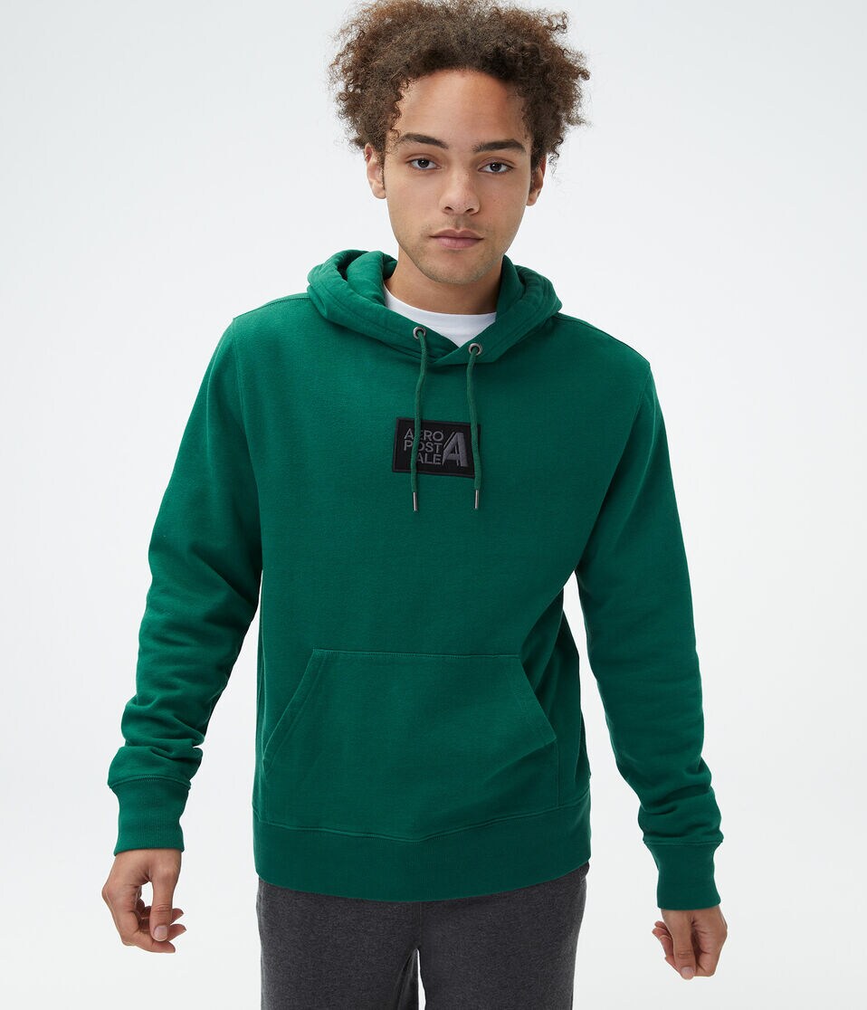 Aeropostale Letter Box Logo Pullover Hoodie