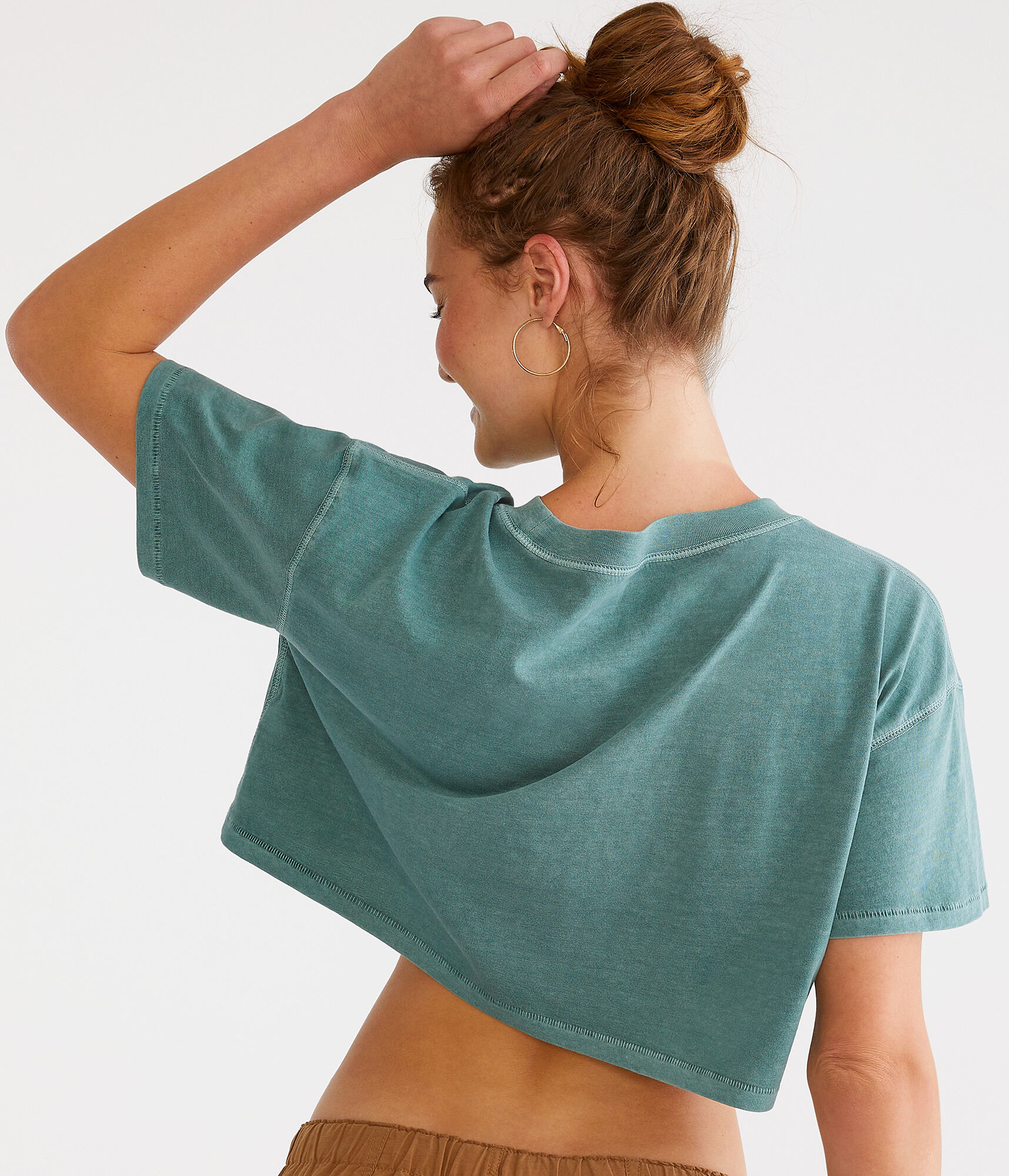 Phoenix Cropped Boyfriend Graphic Tee