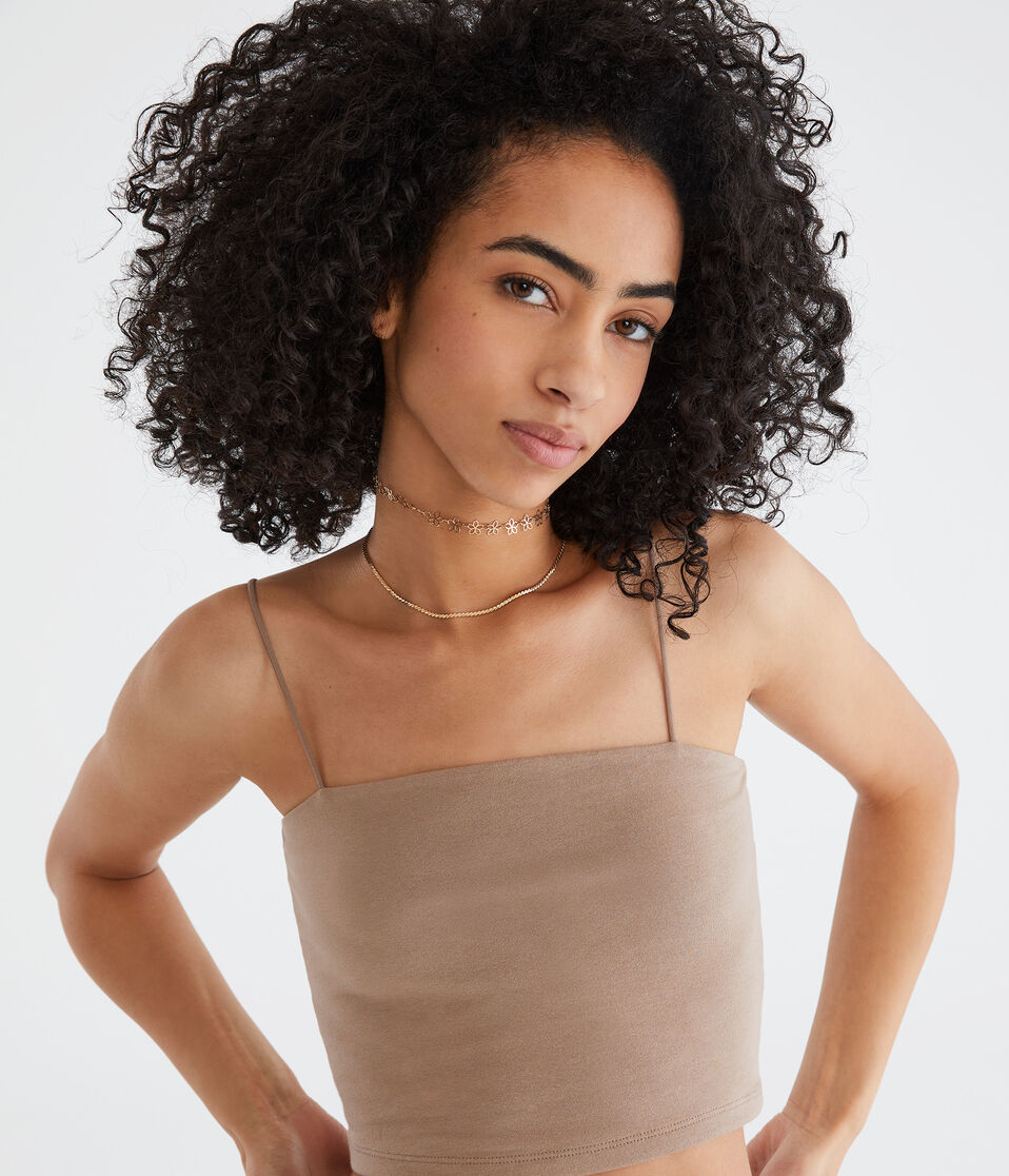Seriously Soft Cropped Bungee Cami