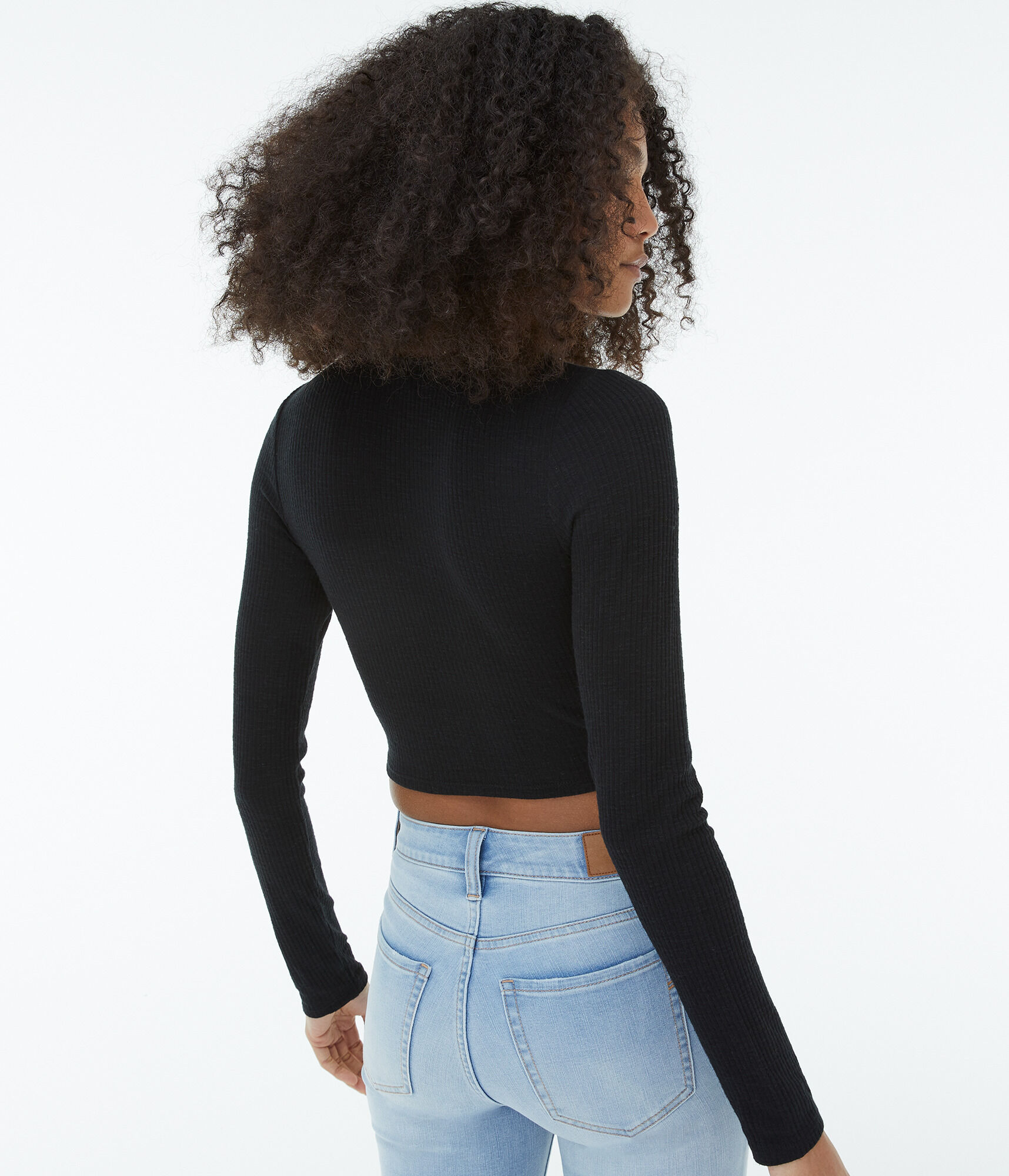 ★andar★ Soften Twist Back Crop Top FlexTek Soft Twist Back Straps Crop Top | FlexTek®
