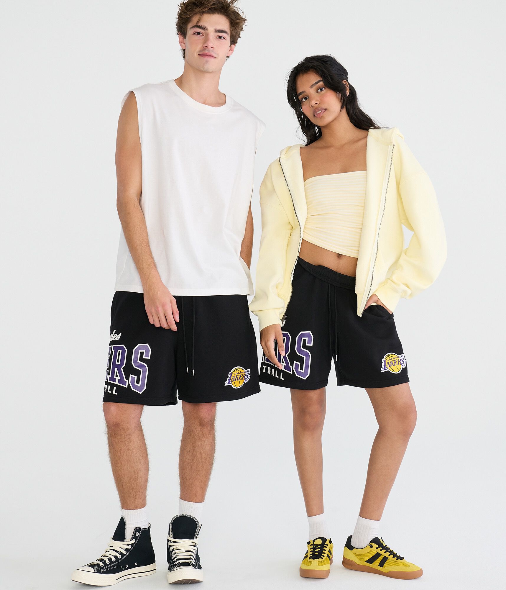 Los Angeles Lakers Basketball Fleece Shorts