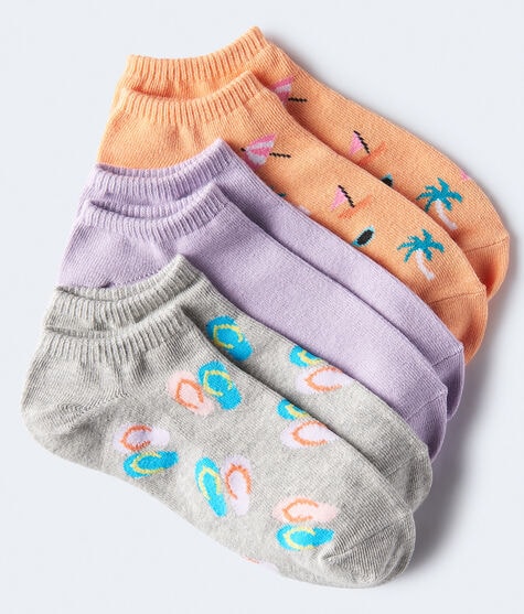 Flip-Flops Ankle Sock 3-Pack Flip-Flops Ankle Sock 3-Pack