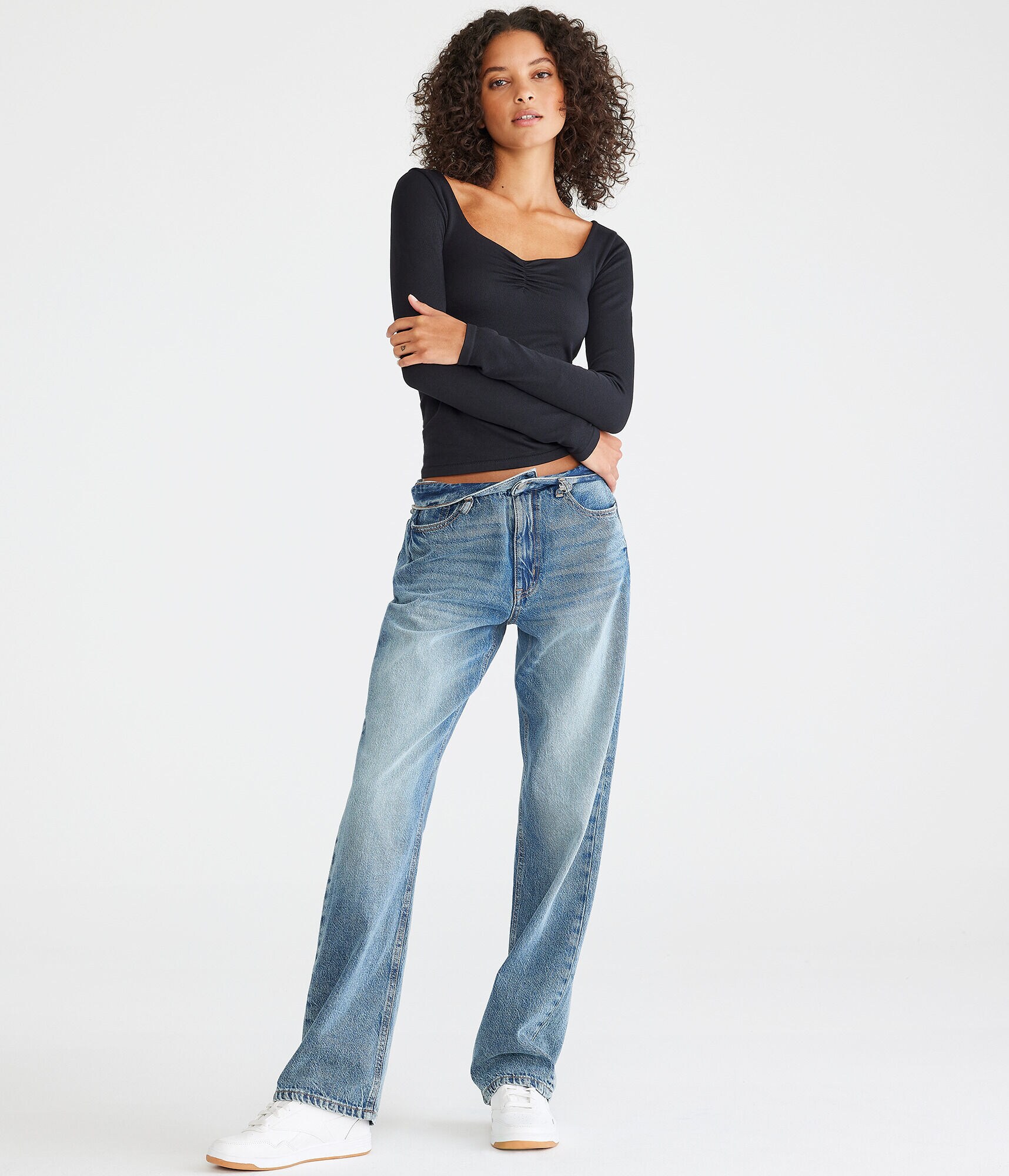 High-Rise Baggy Jean