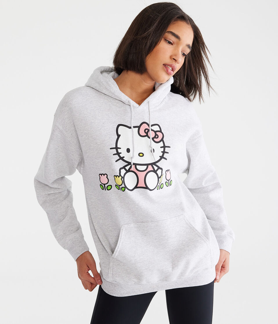 Hello Kitty Oversized Pullover Hoodie