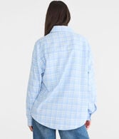 Long Sleeve Relaxed Plaid Shirt