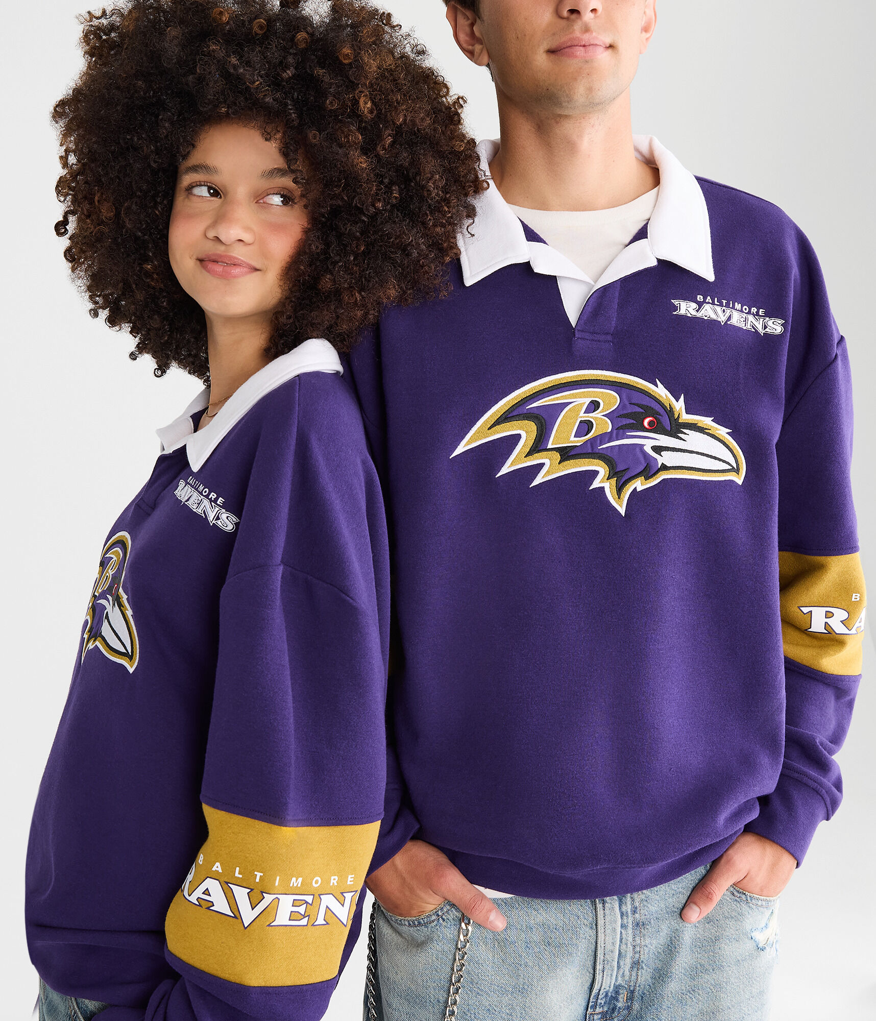 Baltimore Ravens Rugby Sweatshirt
