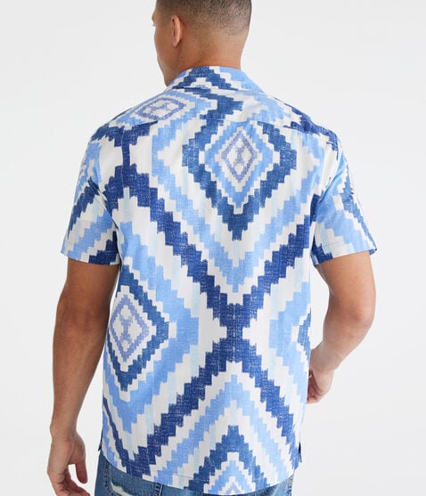 Ikat Print Camp Shirt Ikat Print Camp Shirt