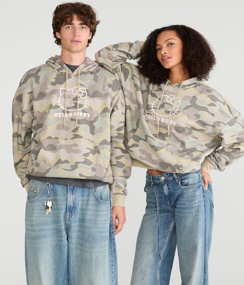 Hello Kitty | Aero Camo Pullover Hoodie Hello Kitty | Aero Camo Pullover Hoodie