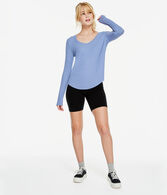 Long Sleeve Seriously Soft Ribbed V-Neck Tee