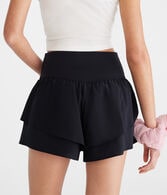 Air Soft High-Rise Flutter Shorts
