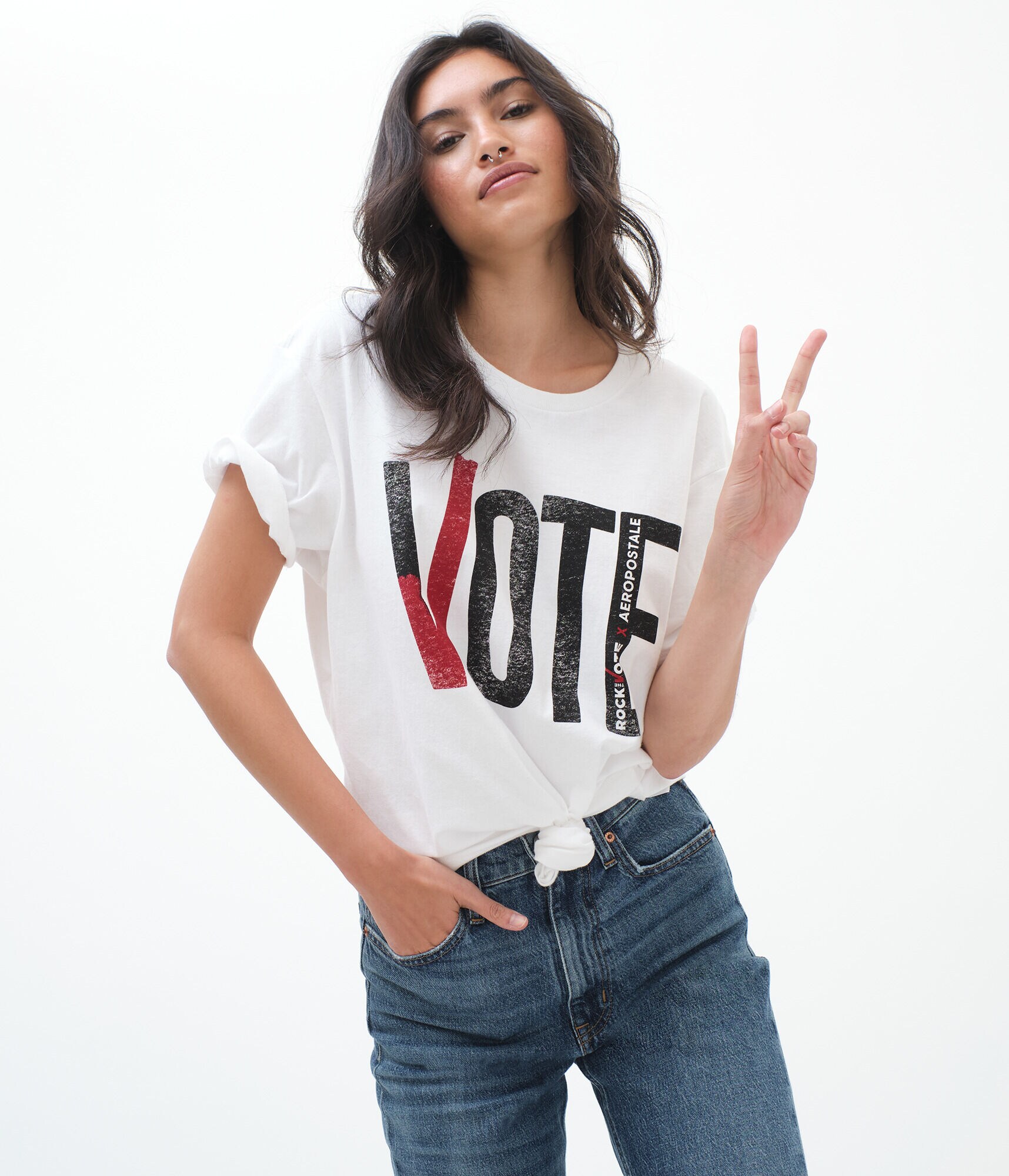 Rock The Vote Check Mark Graphic Tee