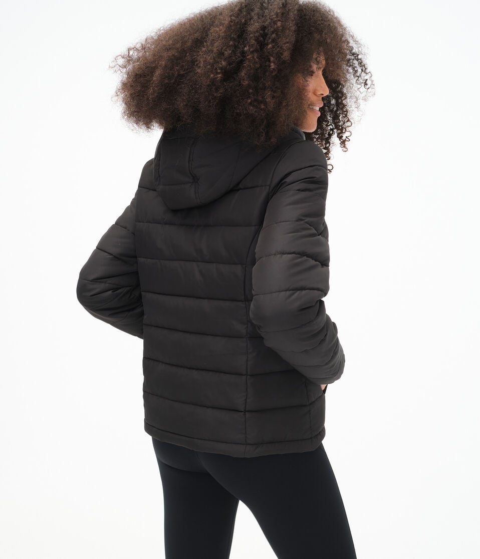 Lightweight Hooded Puffer Jacket