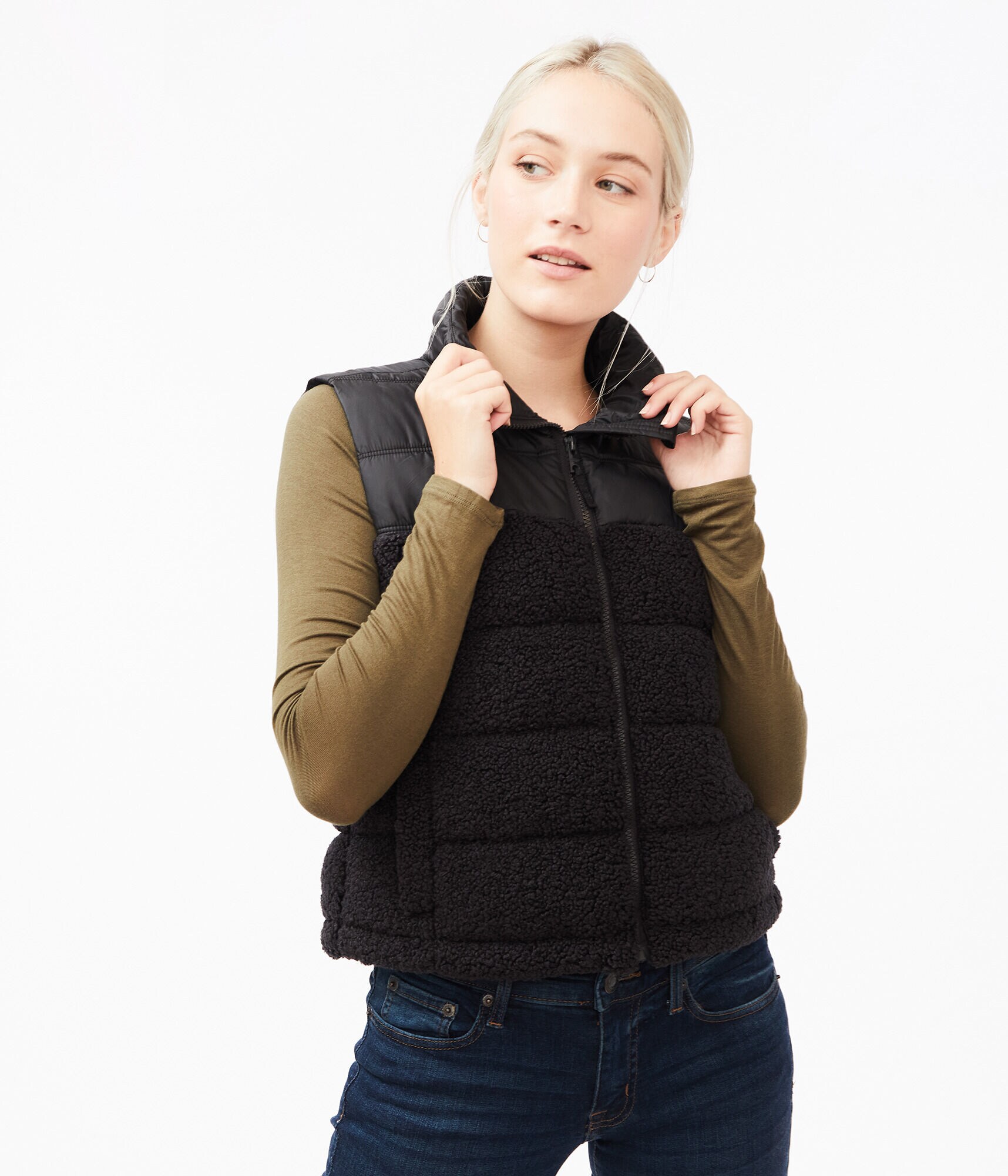 Puffer Sherpa Vest