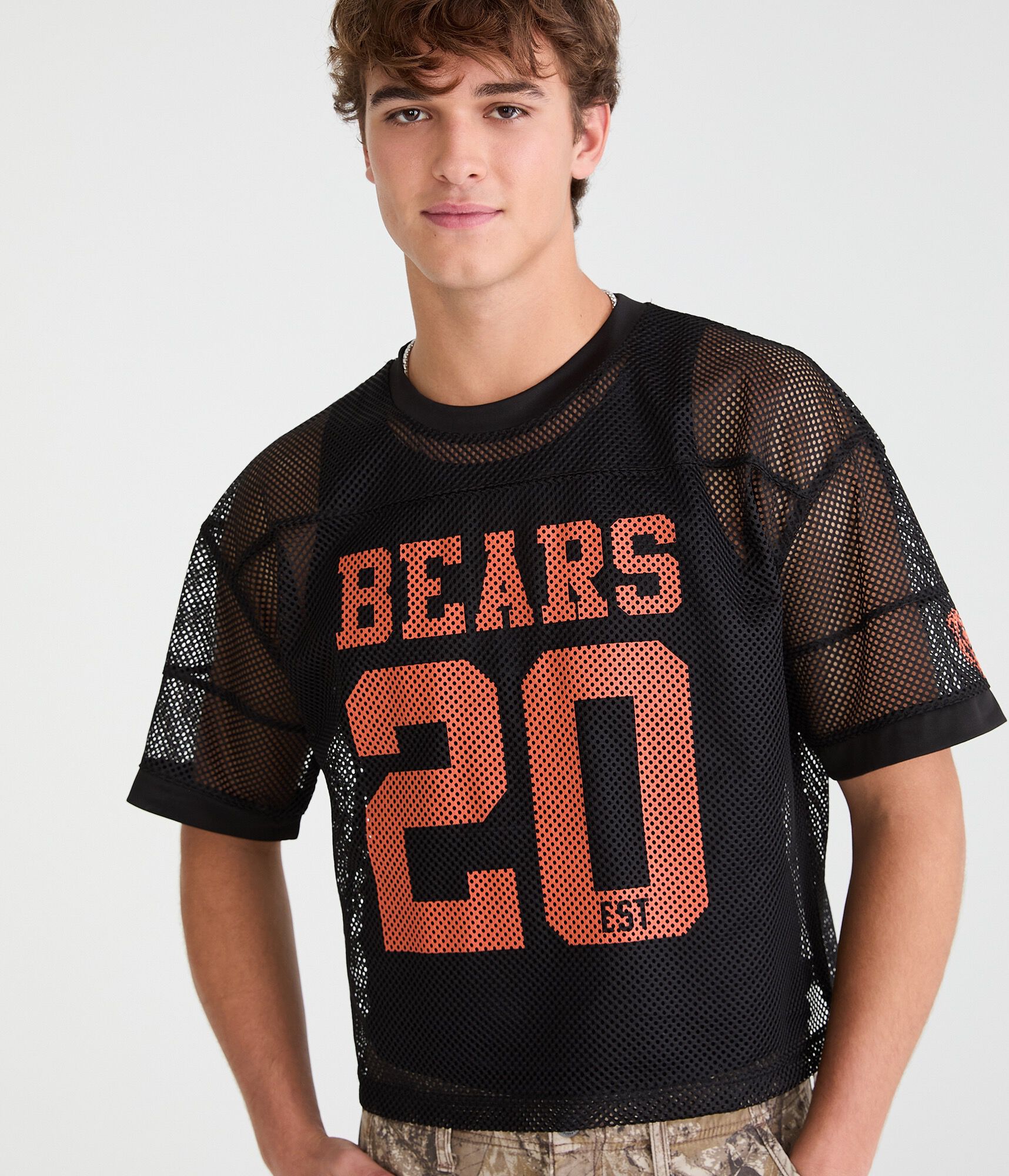 Chicago Bears Boxy Mesh Tee