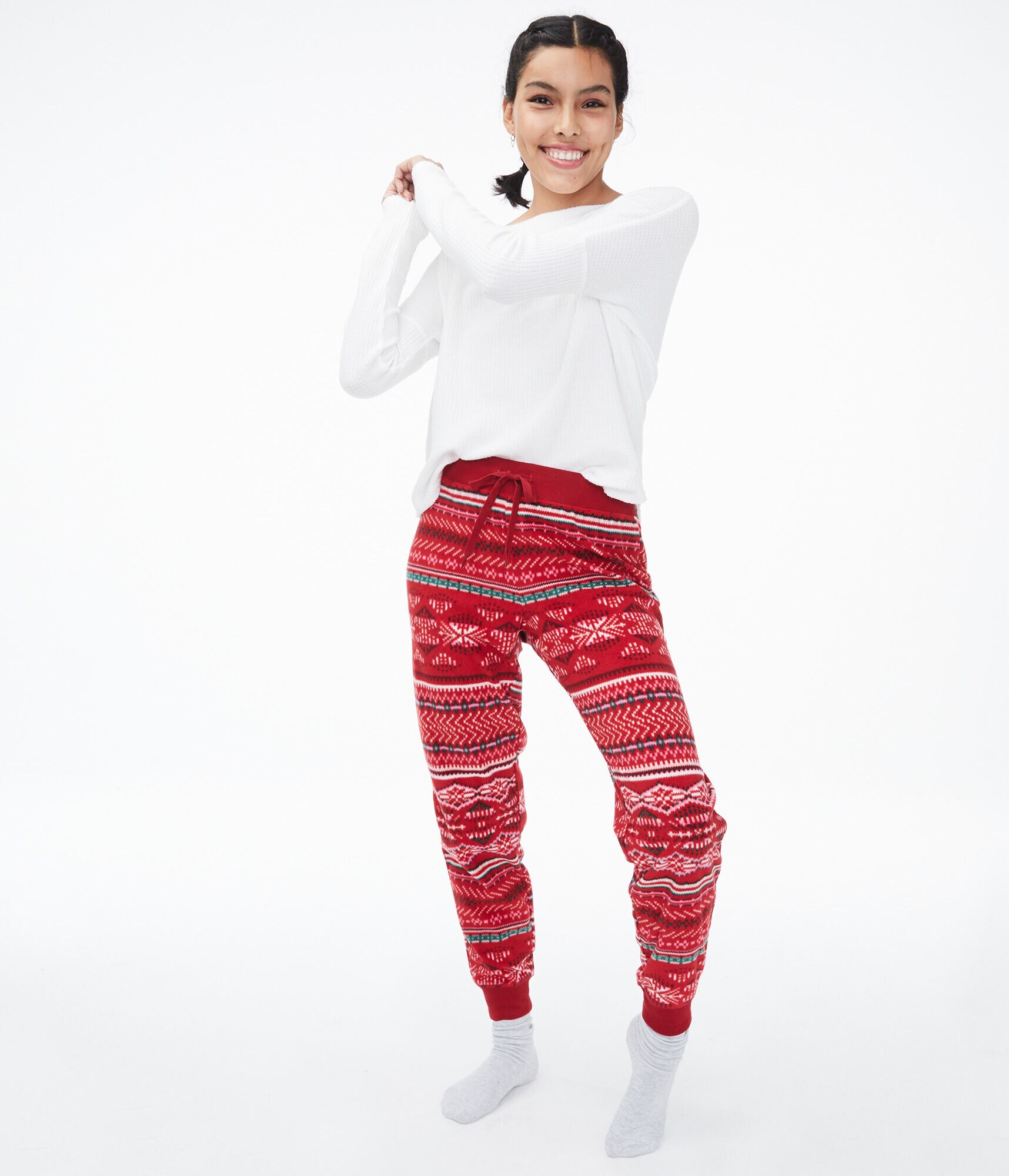 Fair Isle Polyfleece Joggers