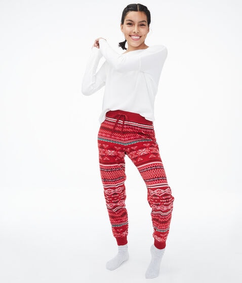 Fair Isle Polyfleece Joggers Fair Isle Polyfleece Joggers