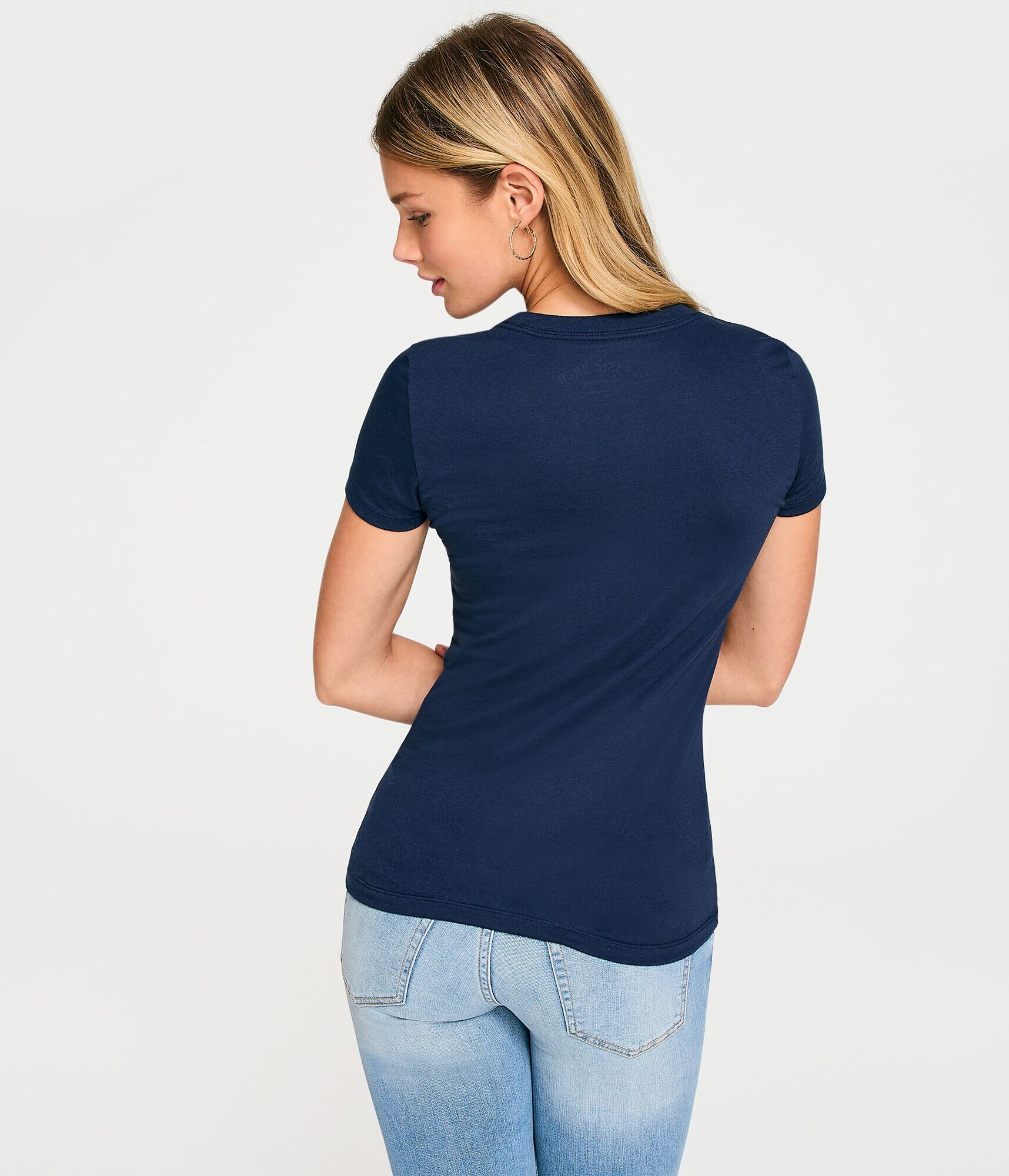 Aeropostale Watercolor Floral Graphic Tee